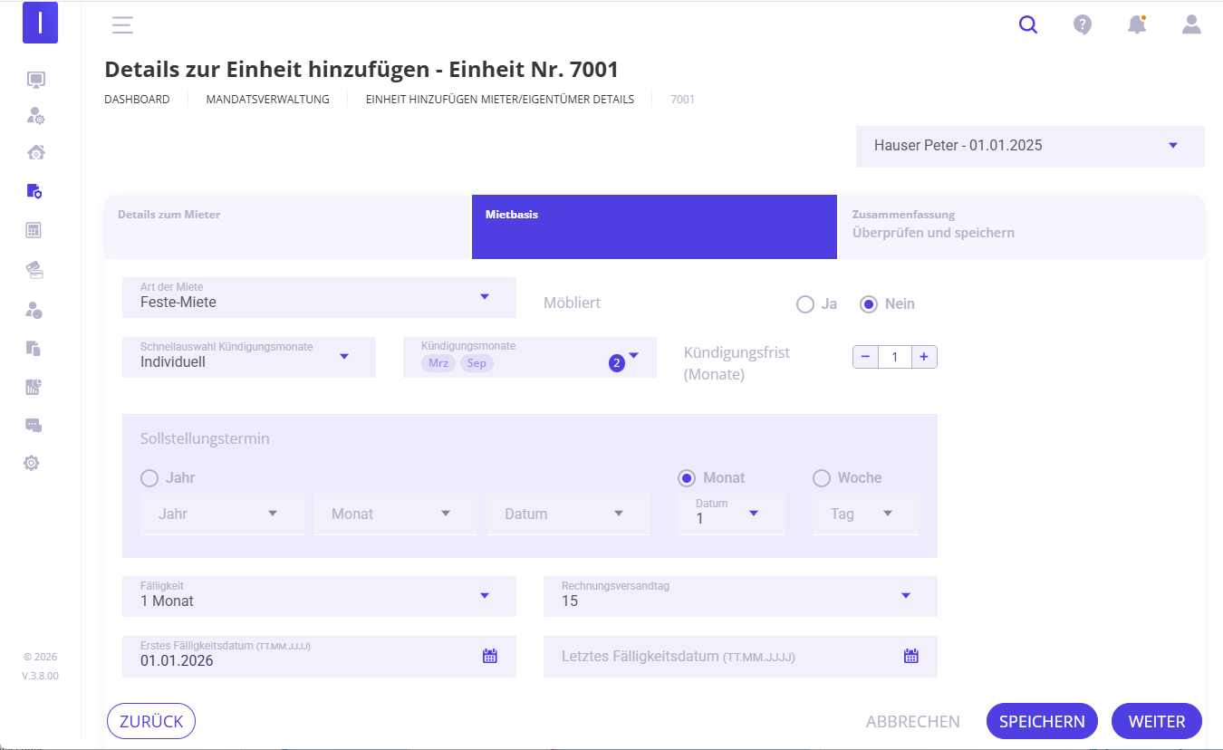 ImmoSpice Mandatsverwaltung